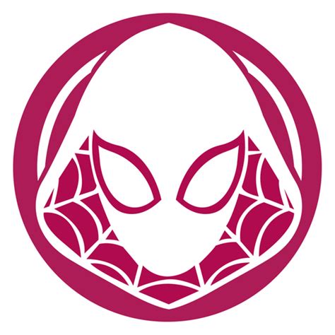 Marvel Spider-Man Spider-Gwen Logo Sticker - Sticker Mania