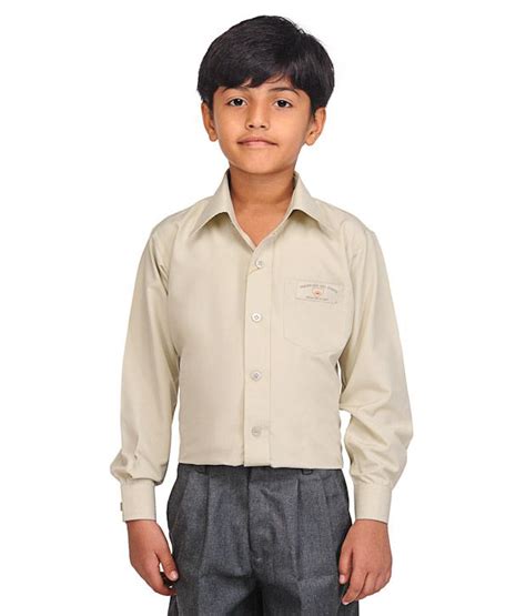 Tagore International School Uniform Off-White School Shirt For Kids ...