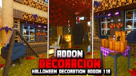 Halloween Decorations Addon (1.19) - MCPE/Bedrock Mod - 9Minecraft.Net