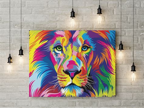 Paint by Numbers for Adults UK - Lion