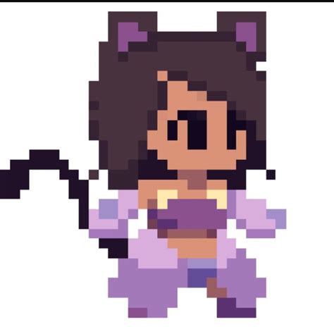 Pixel art and of aphmau from dreams of Estorra | Pixel art, Cute drawings, Perler bead templates