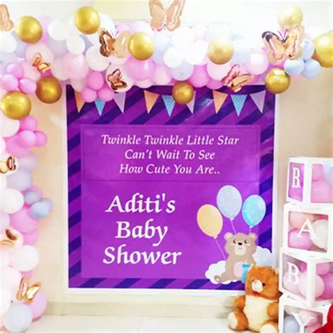 Personalised Baby Shower Balloon Arch D&amp;eacute;cor | Balloon Decoration in Hyderabad | TogetherV