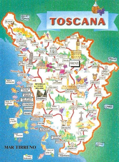 8b196933f629ee522d6c1cb87313d5df | Toscana viaje, Italia lugares, Mapa turístico