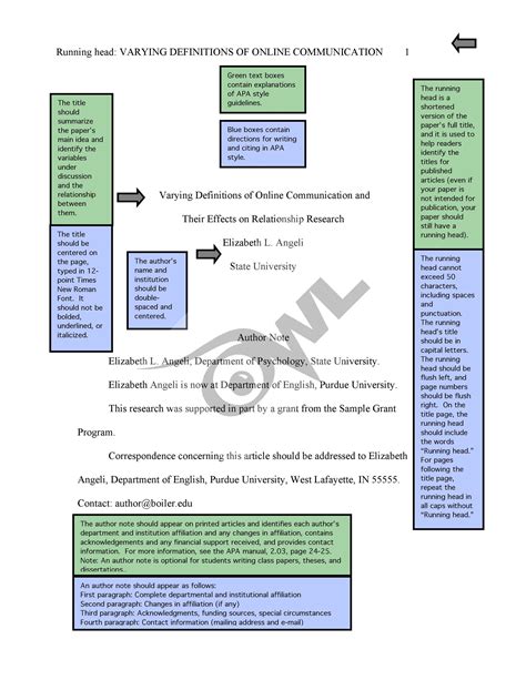 Owl Purdue Apa / Purdue owl in text citations | Purdue OWL: APA Formatting ... / Owl is a free ...