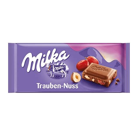 Chocolate Milka Raisins/Nuts 100g - supernova