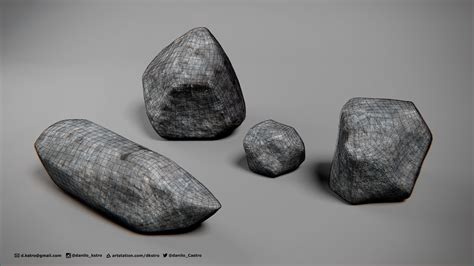 Rocks | 3D model | 2K Textures - Finished Projects - Blender Artists ...