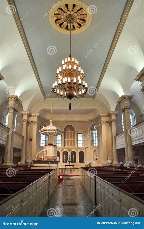 King s Chapel, Boston, USA stock image. Image of state - 20992635