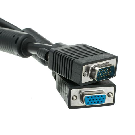 Triple Shielded HD15 Male to Female VGA Monitor Cables - Custom Cable ...