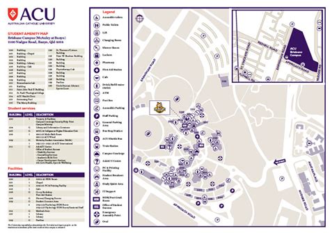 Acu Brisbane Campus Map - Campus Map