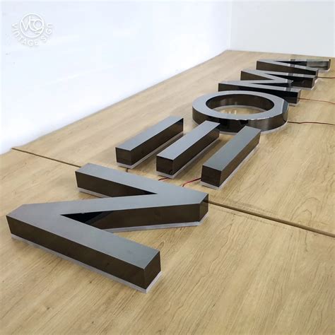 Wall LED Logo 3D Office Indoor Backlit Illuminated Store Signage - China Channel Letters and LED ...