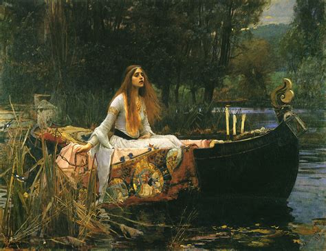 John William Waterhouse - The Lady Of Shalot ⊱╮ | John william waterhouse, The lady of shalott ...