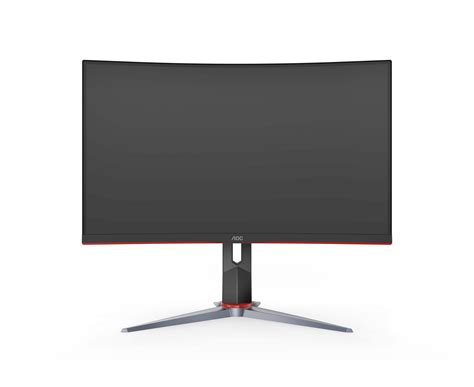 AOC C27G2Z 27" FHD VA 240Hz 0.5ms 1500R Curved Adjustable Stand Black & Red Gaming Monitor ...