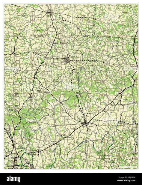 Gallatin, Tennessee, map 1942, 1:100000, United States of America by ...