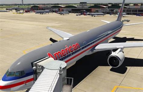 Flight Factor 767-400ER - American Airlines - Eagle Livery (Bare Metal) Fictional - Aircraft ...