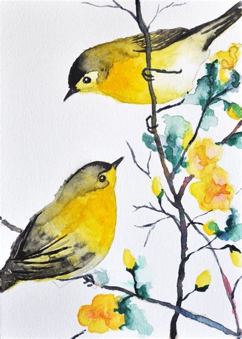 Pin by HappiestSSC on Bellas Artes | Watercolor bird, Bird art, Original watercolor painting