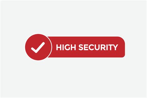 high security vectors.sign label bubble speech high security 22538119 ...