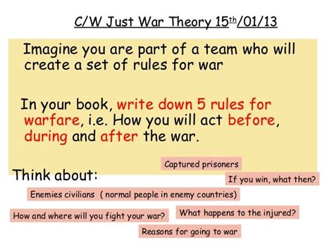 Just War Theory