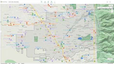 Layton Utah Map and Layton Utah Satellite Image