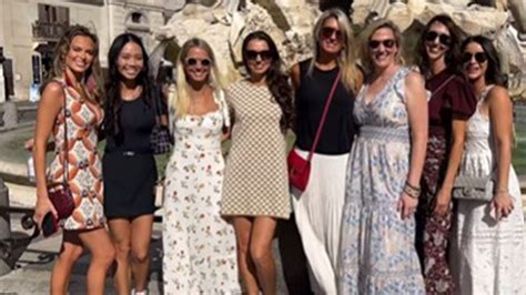 US Ryder Cup Wags hit the town as Jena Sims and Co light up Rome in ...