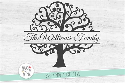 Split monogram tree svg, Family tree svg, Family reunion svg (322650) | Cut Files | Design Bundles