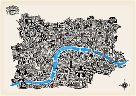 London map poster - Map of London poster (England)