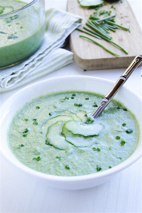 NO-COOK CHILLED CUCUMBER AND MINT SOUP | GARLIC MATTERS