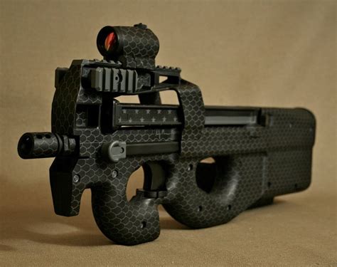 FNH PS90 SBR. Custom Midnight Snakeskin duracoat paint job. U.S. Secret ...