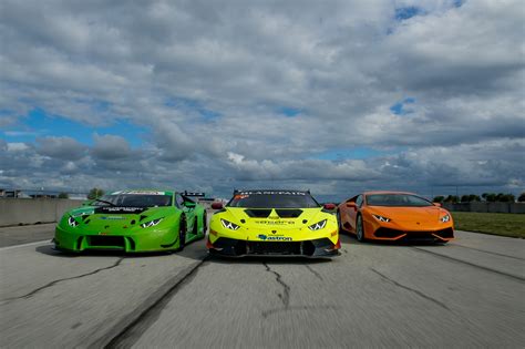 Lamborghini Track Day! Randy Pobst Drives Three Huracáns