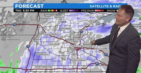 MN WEATHER: Wet And Windy Thursday; Dry, Warmer Weekend Ahead - CBS ...