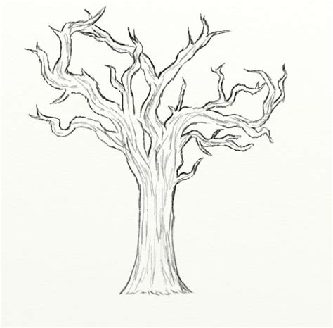 How to Draw a Dead Tree - FeltMagnet