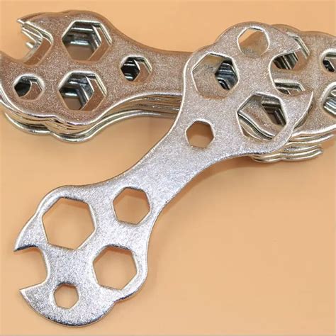 Bike Bicycle Cycling Hexagon Wrench Porous Ring Spanner Portable Repairing Tool Box End Wrench ...