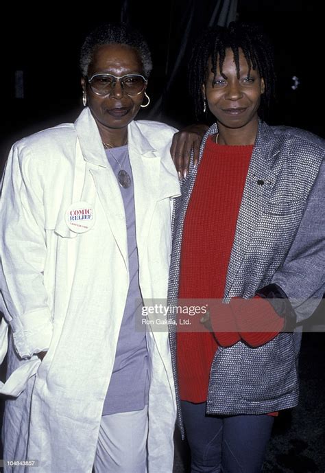 Actress Whoopi Goldberg and mother Emma Johnson attend Comic Relief ...