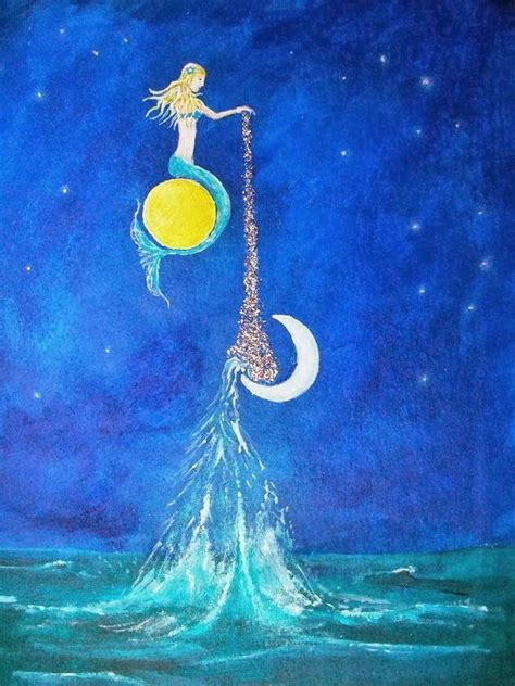 Adele Whittle Art | Mermaid painting, Moon painting, Art