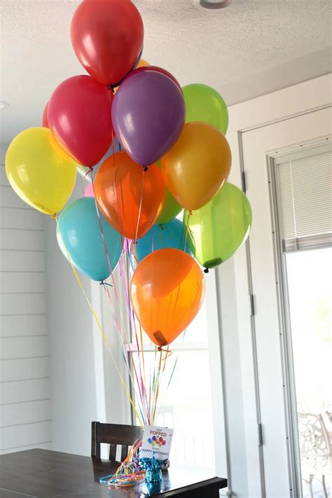 Money Gift Ideas: Birthday Balloons | Birthday balloons, Money gift, Balloons