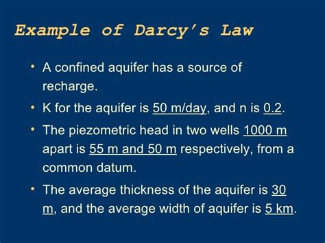 Darcy´s law