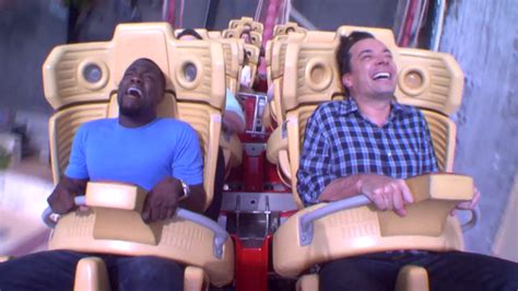 No one has ever been as scared as Jimmy Fallon and Kevin Hart on a roller coaster - TODAY.com