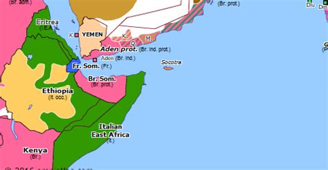 Second Italo-Ethiopian War | Historical Atlas of Southern Asia (5 May ...