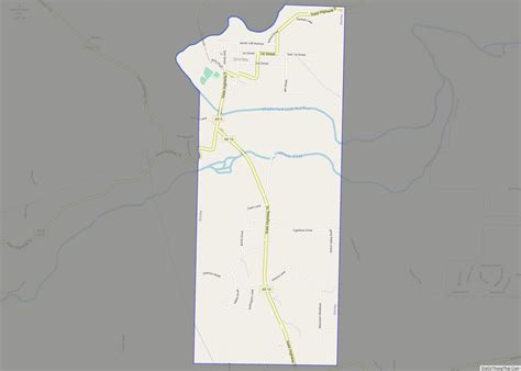 Map of Shirley town, Arkansas - Thong Thai Real