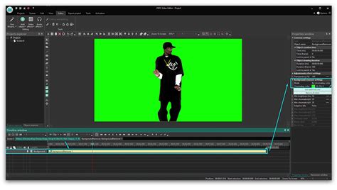How to remove a background from a video using VSDC