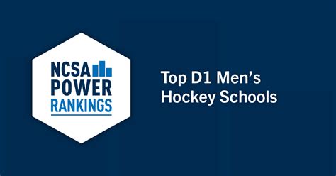 Best D1 Hockey Schools | NCSA Power Rankings