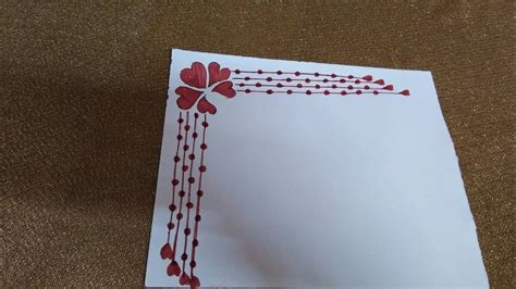 Easy simple border designs for projects file.how to make border design for school project