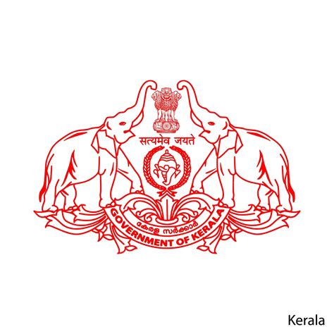 Premium Vector | Coat of arms of kerala is a indian region vector emblem