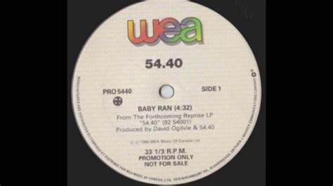 54-40 - Baby Ran (1986) - YouTube