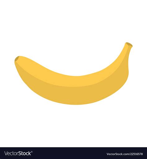 Yellow banana icon Royalty Free Vector Image - VectorStock