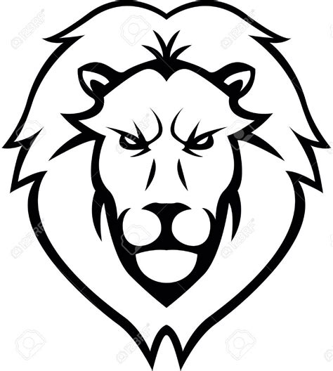 1165x1300 Lion Face Outline Drawing How To Draw A Lion Face Easy | Lion ...