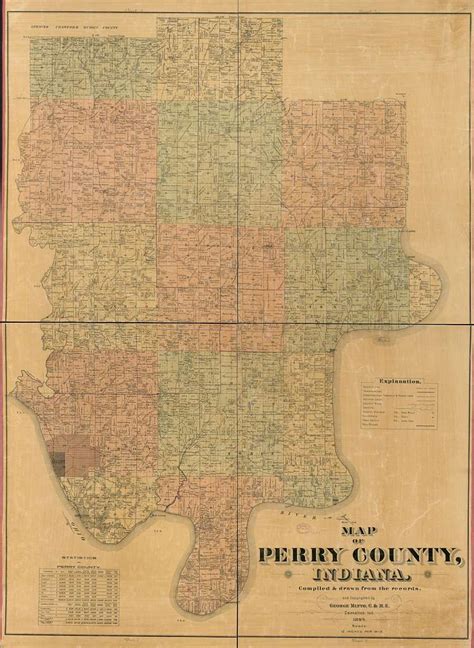 Map of Perry County, Indiana / - PICRYL Public Domain Search