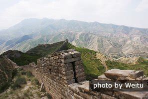 The Ningxia Guyuan Great Wall Section of the Qin Dynasty