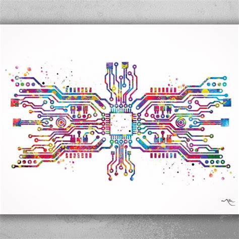 Circuit Board Art - Etsy