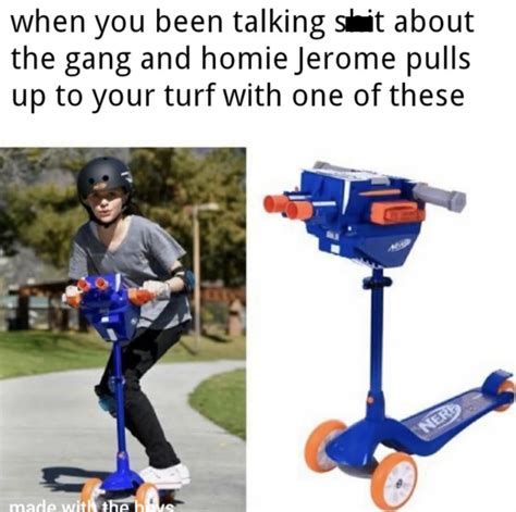 My little brothers dream scooter : r/memes