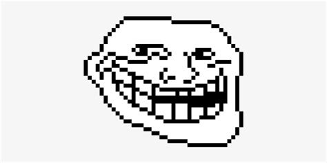 Troll Face - 8 Bit Troll Face - 610x470 PNG Download - PNGkit